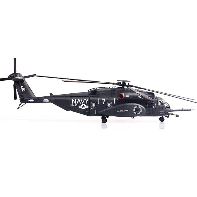 Sikorsky MH-53E Sea Dragon Helicopter "United States Navy Blackhawks Tail Number 17" Dark Gray 1/72 Diecast Model by Panzerkampf-Panzerkampf-ModelCars.com