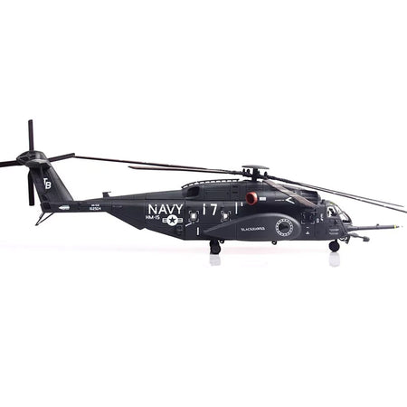 Sikorsky MH - 53E Sea Dragon Helicopter "United States Navy Blackhawks Tail Number 17" Dark Gray 1/72 Diecast Model by Panzerkampf - Panzerkampf - ModelCars.com