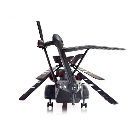 Sikorsky MH-53E Sea Dragon Helicopter "United States Navy Blackhawks Tail Number 17" Dark Gray 1/72 Diecast Model by Panzerkampf-Panzerkampf-ModelCars.com