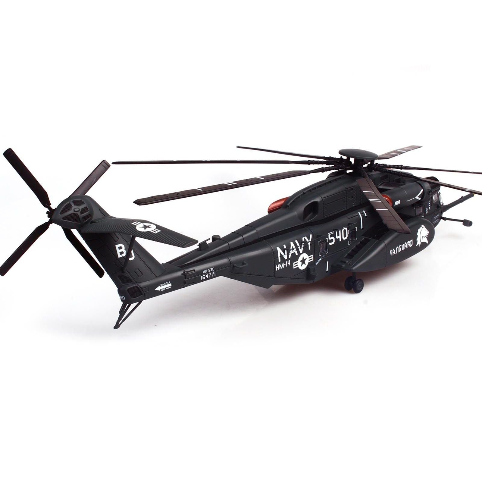 Sikorsky MH - 53E Sea Dragon Helicopter "United States Navy Vanguard Tail Number 540" Dark Gray 1/72 Diecast Model by Panzerkampf - Panzerkampf - ModelCars.com