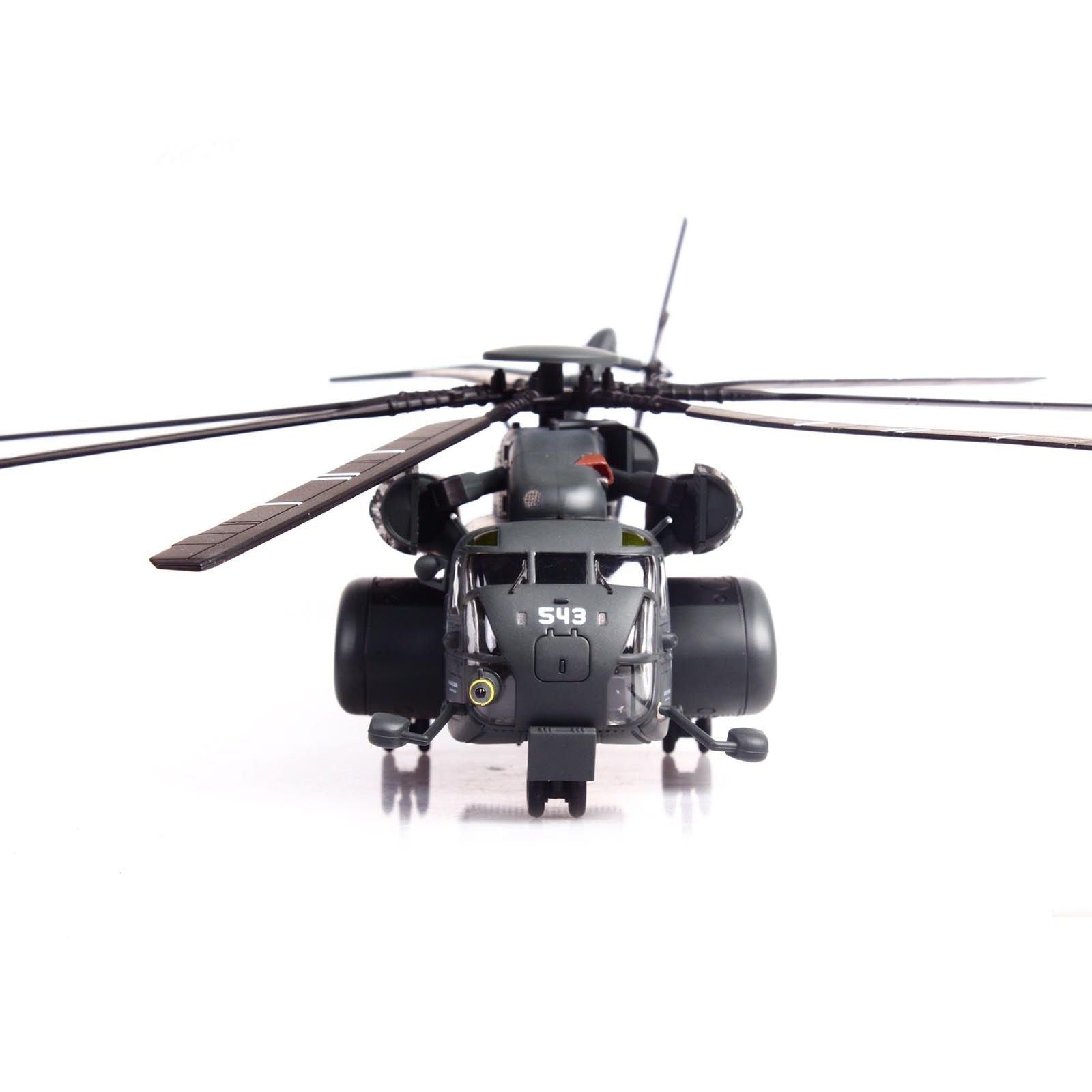 Sikorsky MH - 53E Sea Dragon Helicopter "United States Navy Vanguard Tail Number 543" Dark Gray 1/72 Diecast Model by Panzerkampf - Panzerkampf - ModelCars.com