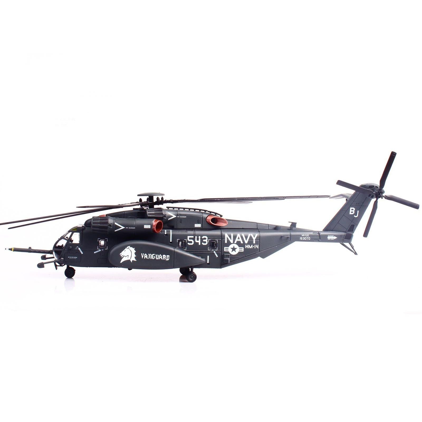 Sikorsky MH - 53E Sea Dragon Helicopter "United States Navy Vanguard Tail Number 543" Dark Gray 1/72 Diecast Model by Panzerkampf - Panzerkampf - ModelCars.com