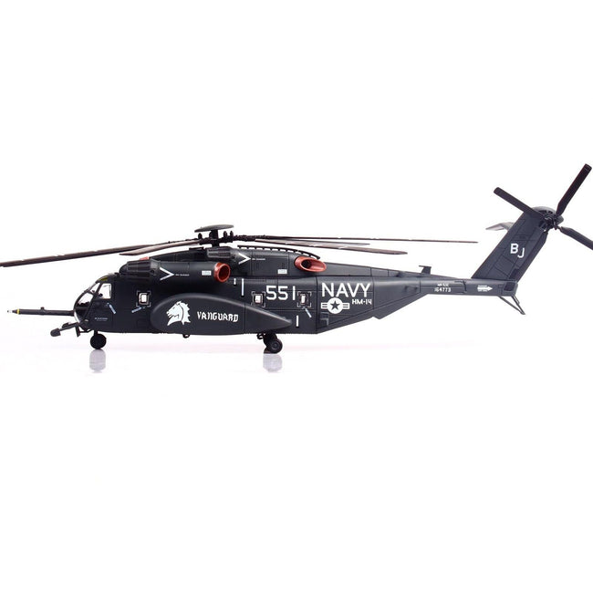 Sikorsky MH-53E Sea Dragon Helicopter "United States Navy Vanguard Tail Number 551" Dark Gray 1/72 Diecast Model by Panzerkampf-Panzerkampf-ModelCars.com