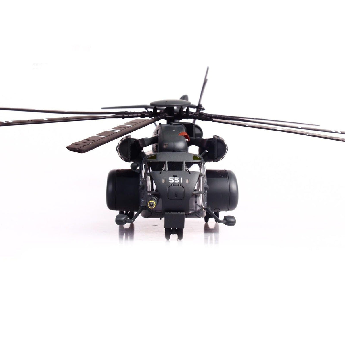 Sikorsky MH-53E Sea Dragon Helicopter "United States Navy Vanguard Tail Number 551" Dark Gray 1/72 Diecast Model by Panzerkampf-Panzerkampf-ModelCars.com