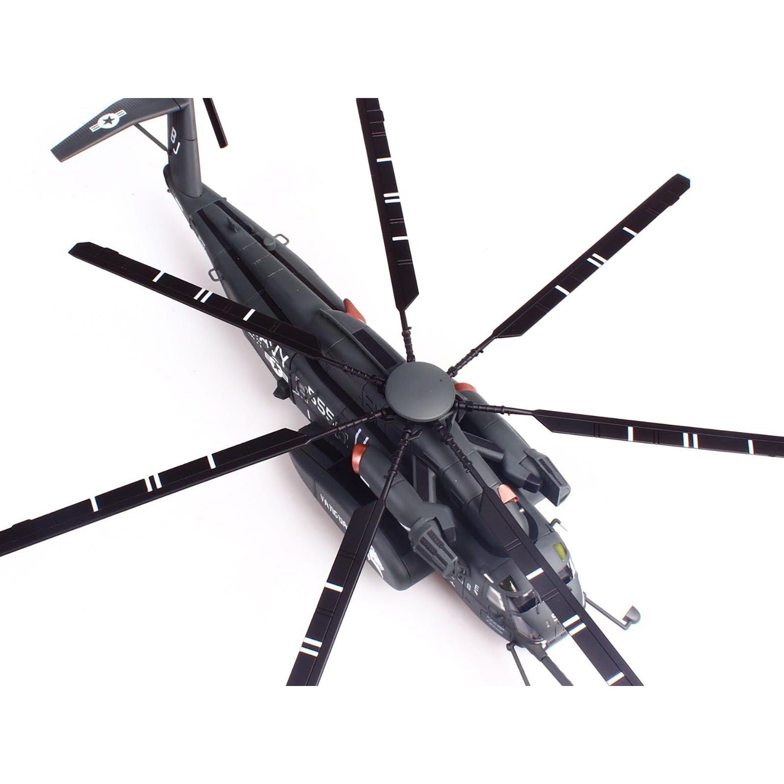 Sikorsky MH - 53E Sea Dragon Helicopter "United States Navy Vanguard Tail Number 555" Dark Gray 1/72 Diecast Model by Panzerkampf - Panzerkampf - ModelCars.com