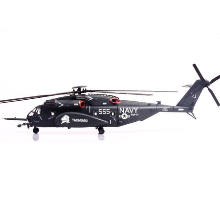 Sikorsky MH - 53E Sea Dragon Helicopter "United States Navy Vanguard Tail Number 555" Dark Gray 1/72 Diecast Model by Panzerkampf - Panzerkampf - ModelCars.com