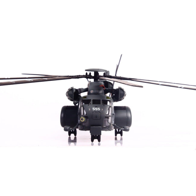 Sikorsky MH - 53E Sea Dragon Helicopter "United States Navy Vanguard Tail Number 555" Dark Gray 1/72 Diecast Model by Panzerkampf - Panzerkampf - ModelCars.com