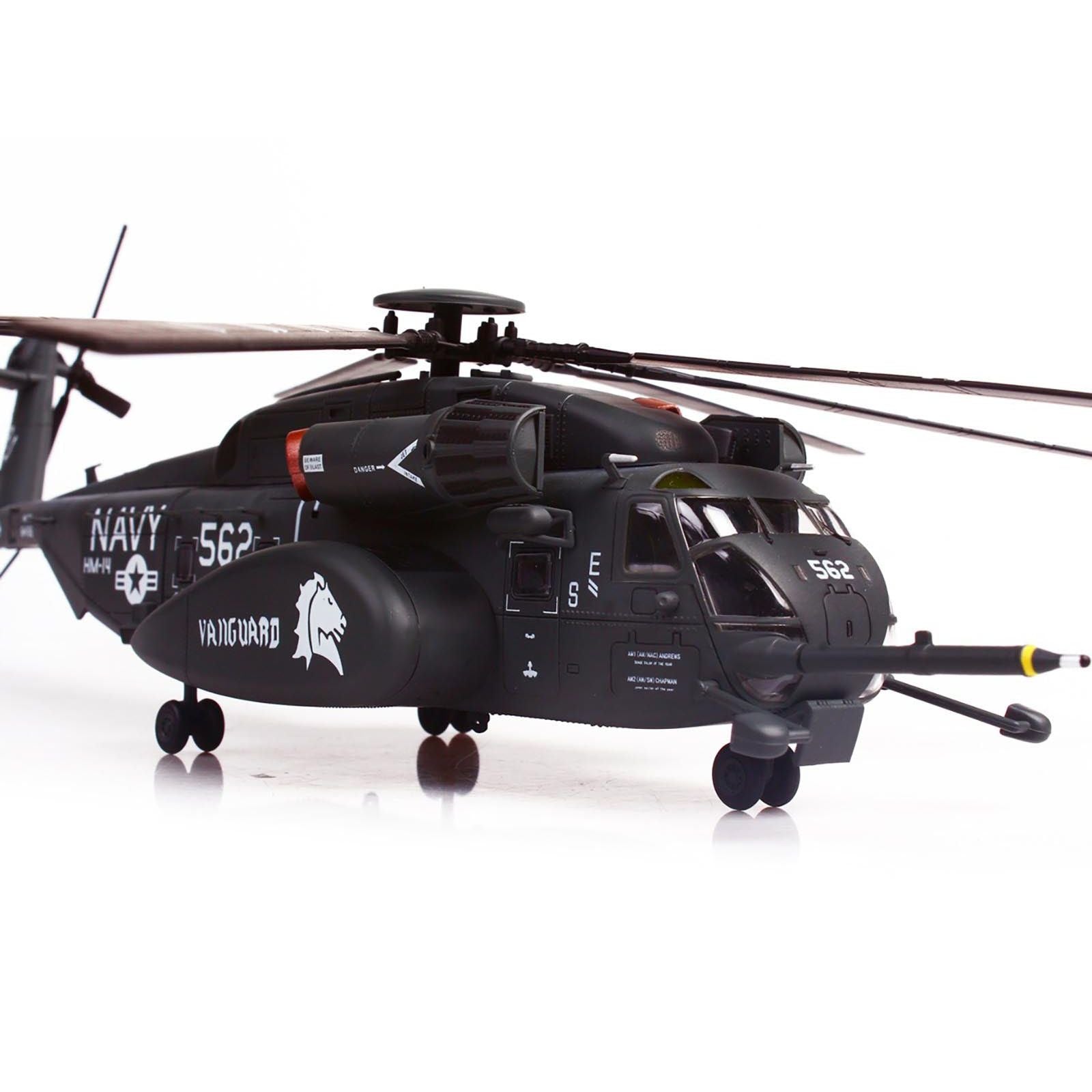 Sikorsky MH - 53E Sea Dragon Helicopter "United States Navy Vanguard Tail Number 562" Dark Gray 1/72 Diecast Model by Panzerkampf - Panzerkampf - ModelCars.com