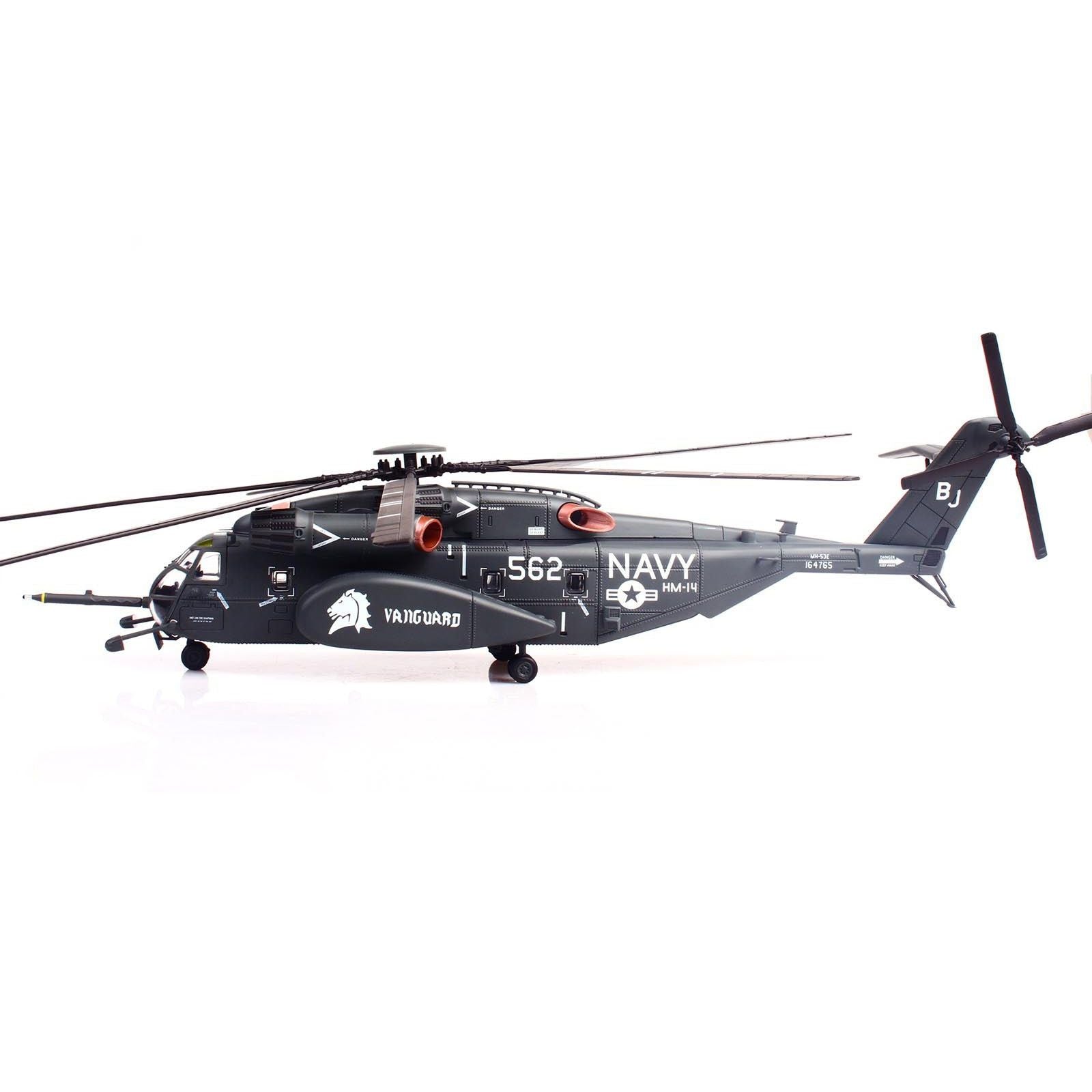 Sikorsky MH - 53E Sea Dragon Helicopter "United States Navy Vanguard Tail Number 562" Dark Gray 1/72 Diecast Model by Panzerkampf - Panzerkampf - ModelCars.com