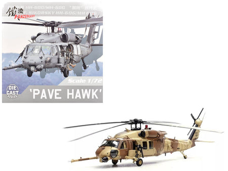 Sikorsky MH-60G Pave Hawk Helicopter "87-26011 1st SOW 55th SOS Kuwait Operation Desert Storm" (1991) United States Air Force 1/72 Diecast Model by Panzerkampf-Panzerkampf-ModelCars.com