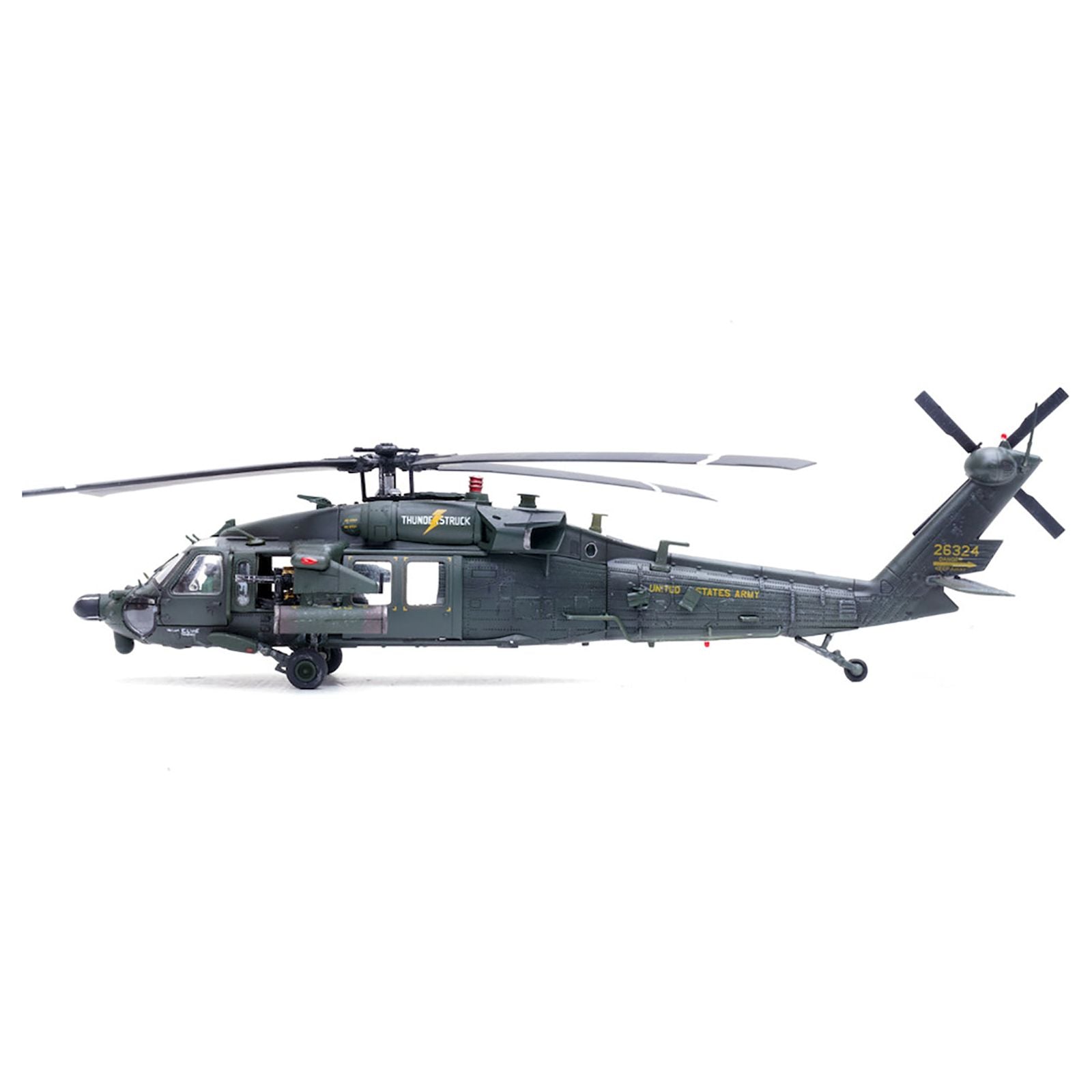 Sikorsky MH - 60L Black Hawk Helicopter "91 - 26324 Thunderstruck" United States Army 1/72 Diecast Model by Panzerkampf - Panzerkampf - ModelCars.com