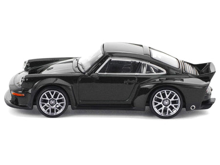 Singer DLS Turbo Black Metallic 1/64 Diecast Model Car by Pop Race-Pop Race-ModelCars.com