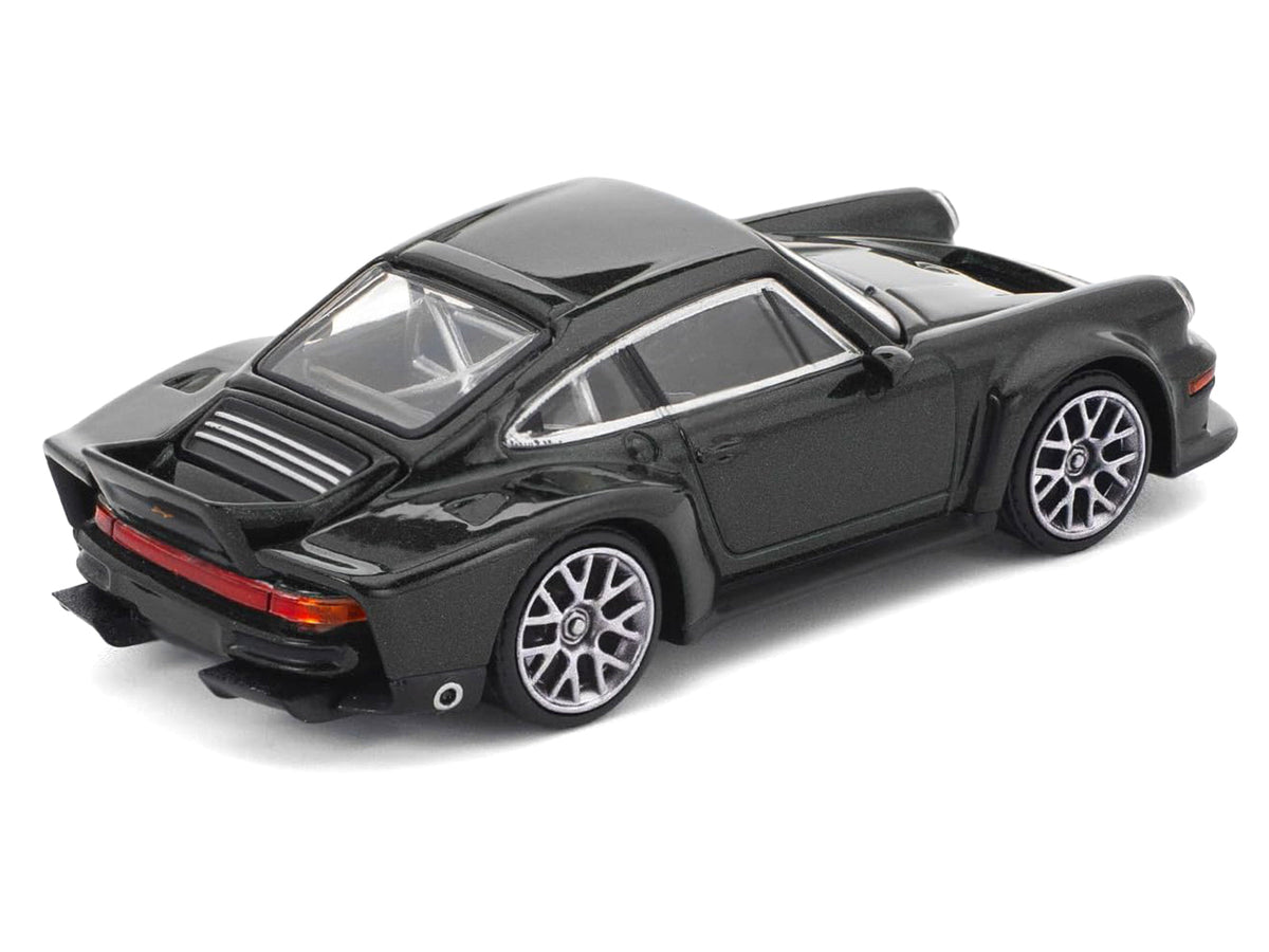 Singer DLS Turbo Black Metallic 1/64 Diecast Model Car by Pop Race-Pop Race-ModelCars.com