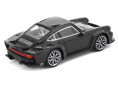 Singer DLS Turbo Black Metallic 1/64 Diecast Model Car by Pop Race-Pop Race-ModelCars.com