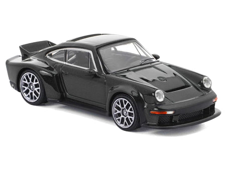 Singer DLS Turbo Black Metallic 1/64 Diecast Model Car by Pop Race-Pop Race-ModelCars.com