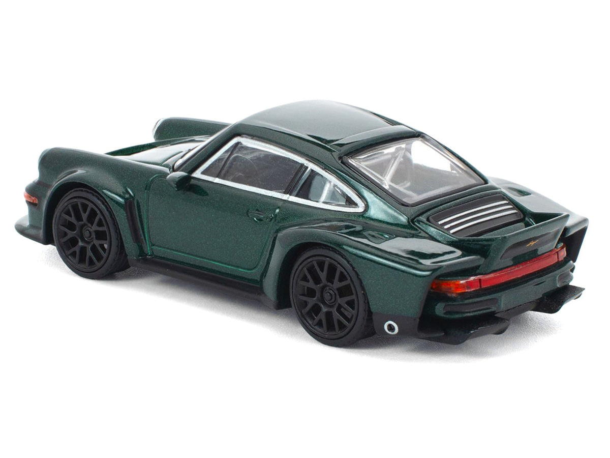 Singer DLS Turbo Green Metallic 1/64 Diecast Model Car by Pop Race-Pop Race-ModelCars.com