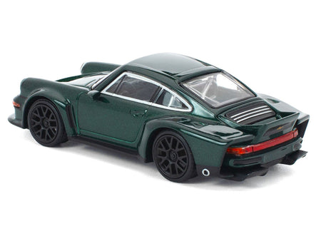 Singer DLS Turbo Green Metallic 1/64 Diecast Model Car by Pop Race-Pop Race-ModelCars.com