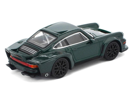 Singer DLS Turbo Green Metallic 1/64 Diecast Model Car by Pop Race-Pop Race-ModelCars.com