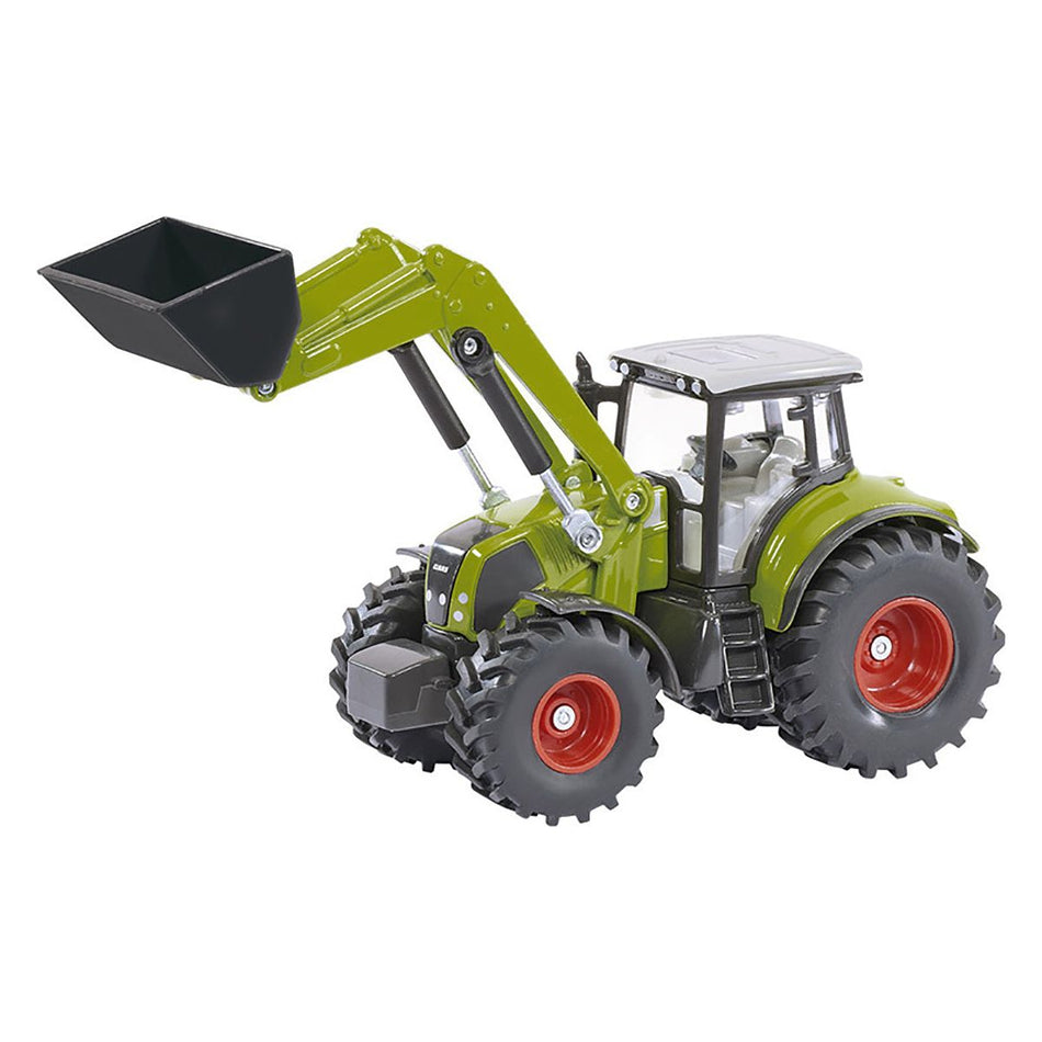 Claas Axion 850 Tractor with Front Loader Green with Gray Top 1/50 Diecast Model by Siku