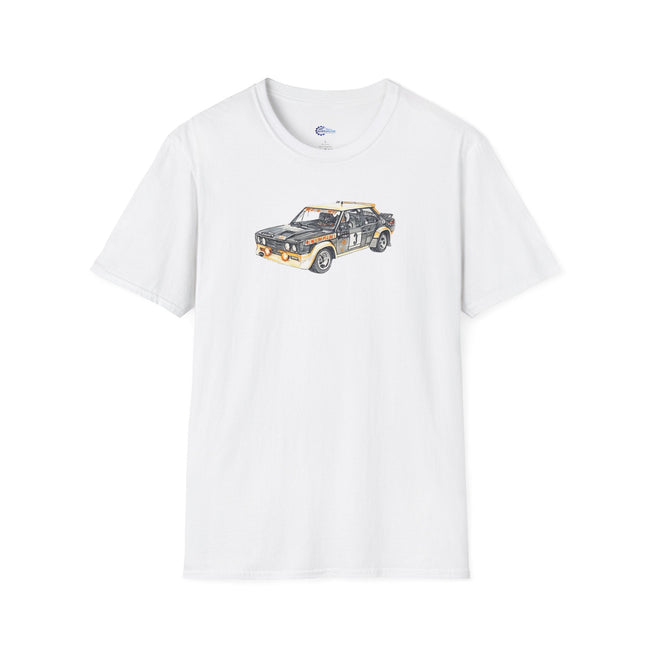Sketch Art 1977 WRC Chamption - Abarth Rally Olio Fiat - Unisex T-Shirt-Modelcars.com-ModelCars.com