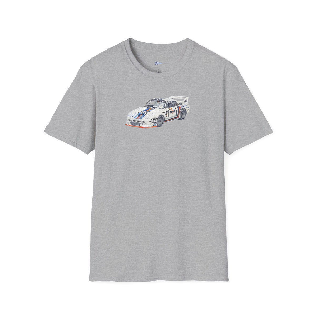 Sketch Art 24 Hours of Le Mans Porsche 935/77 #41 Martini Racing T-Shirt-Modelcars.com-ModelCars.com