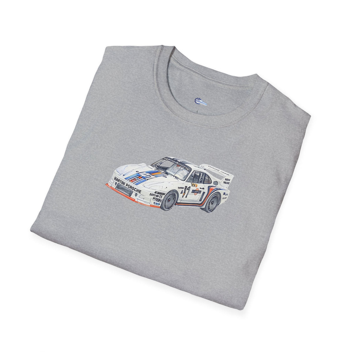 Sketch Art 24 Hours of Le Mans Porsche 935/77 #41 Martini Racing T-Shirt-Modelcars.com-ModelCars.com