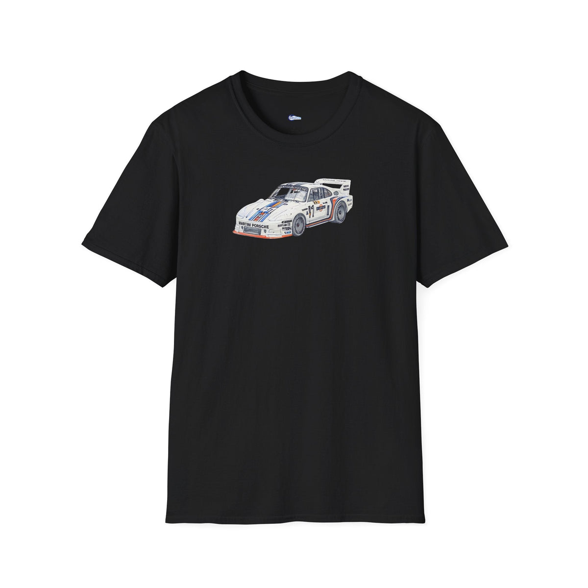 Sketch Art 24 Hours of Le Mans Porsche 935/77 #41 Martini Racing T-Shirt-Modelcars.com-ModelCars.com