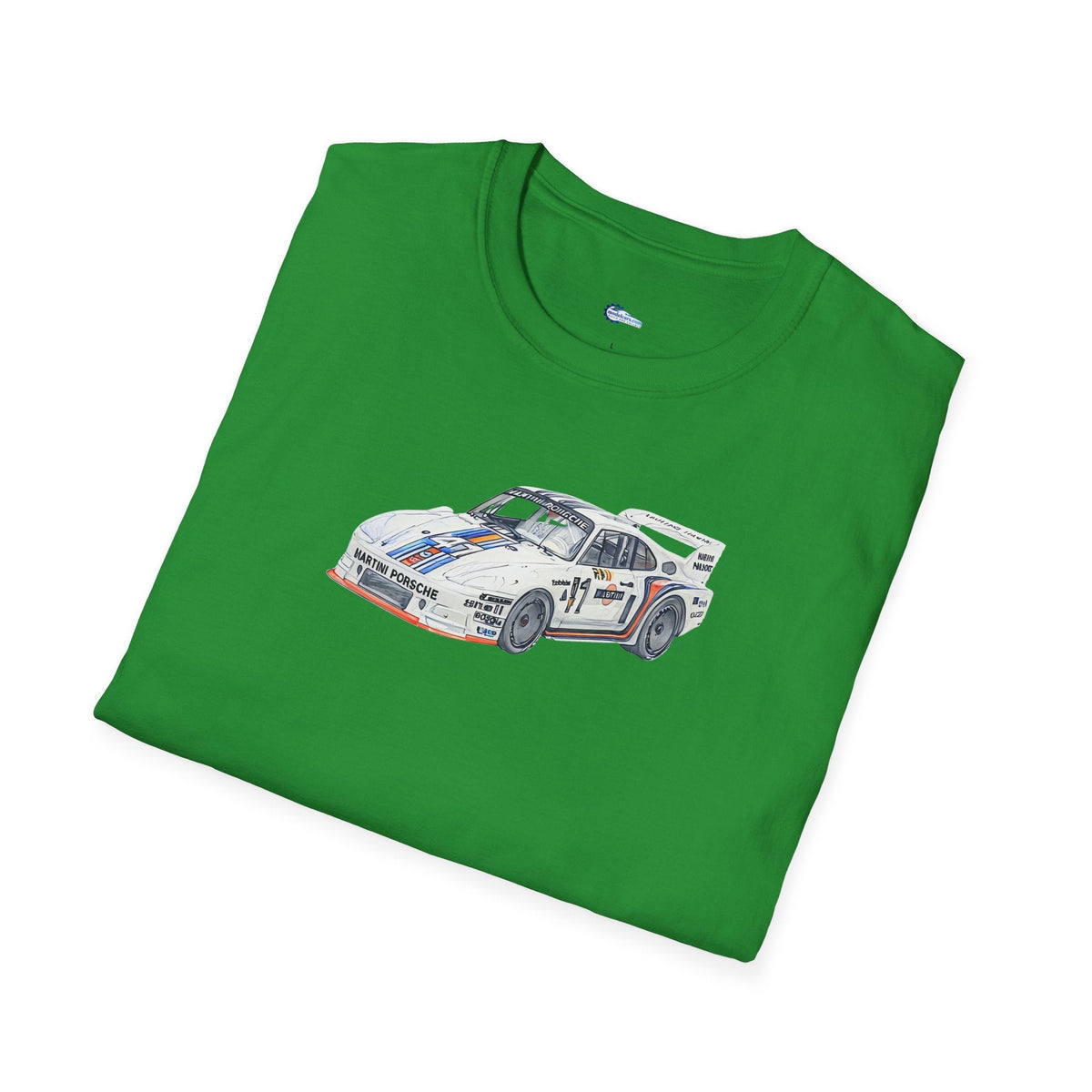 Sketch Art 24 Hours of Le Mans Porsche 935/77 #41 Martini Racing T-Shirt-Modelcars.com-ModelCars.com