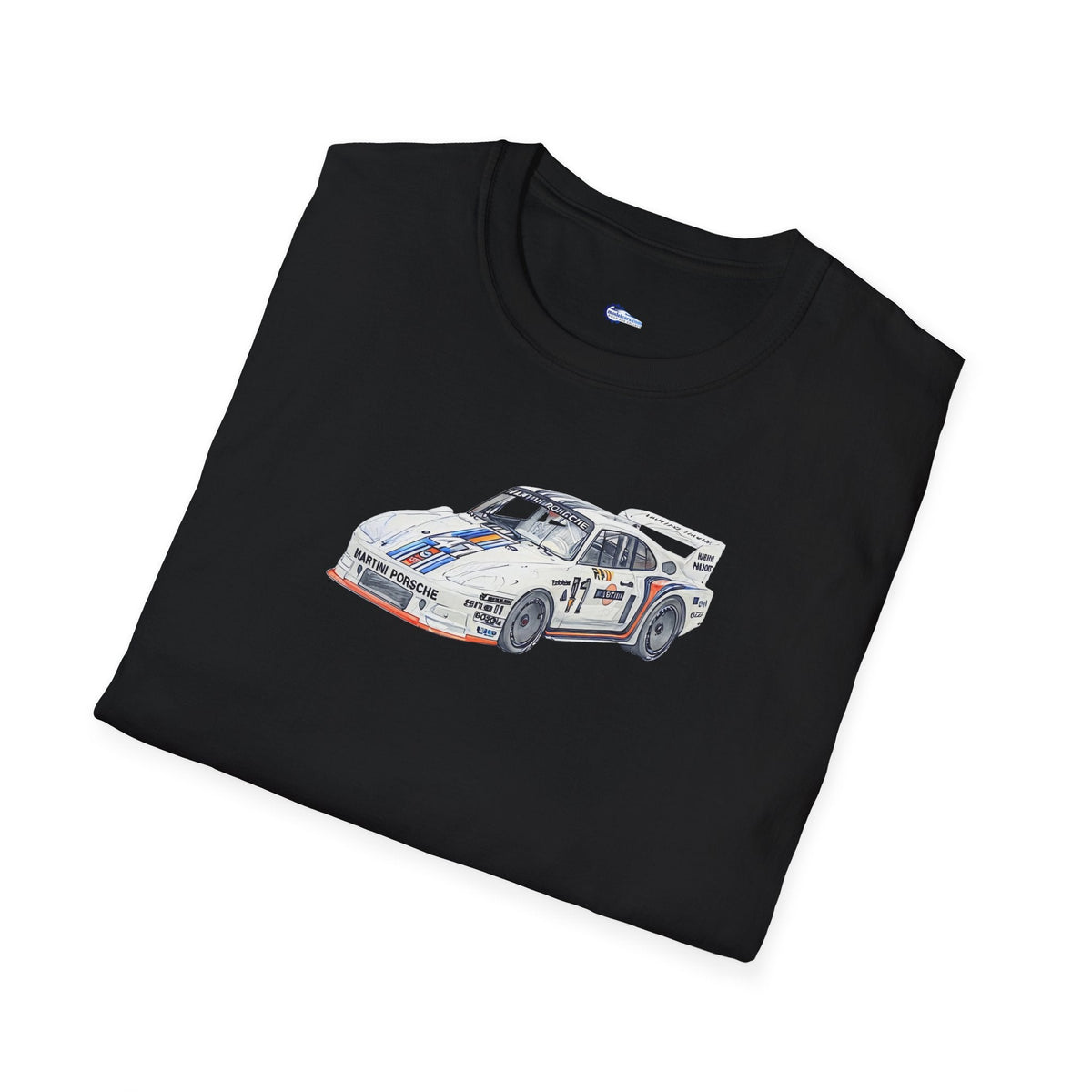 Sketch Art 24 Hours of Le Mans Porsche 935/77 #41 Martini Racing T-Shirt-Modelcars.com-ModelCars.com