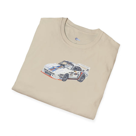 Sketch Art 24 Hours of Le Mans Porsche 935/77 #41 Martini Racing T-Shirt-Modelcars.com-ModelCars.com