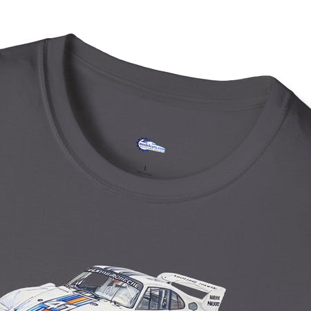 Sketch Art 24 Hours of Le Mans Porsche 935/77 #41 Martini Racing T-Shirt-Modelcars.com-ModelCars.com
