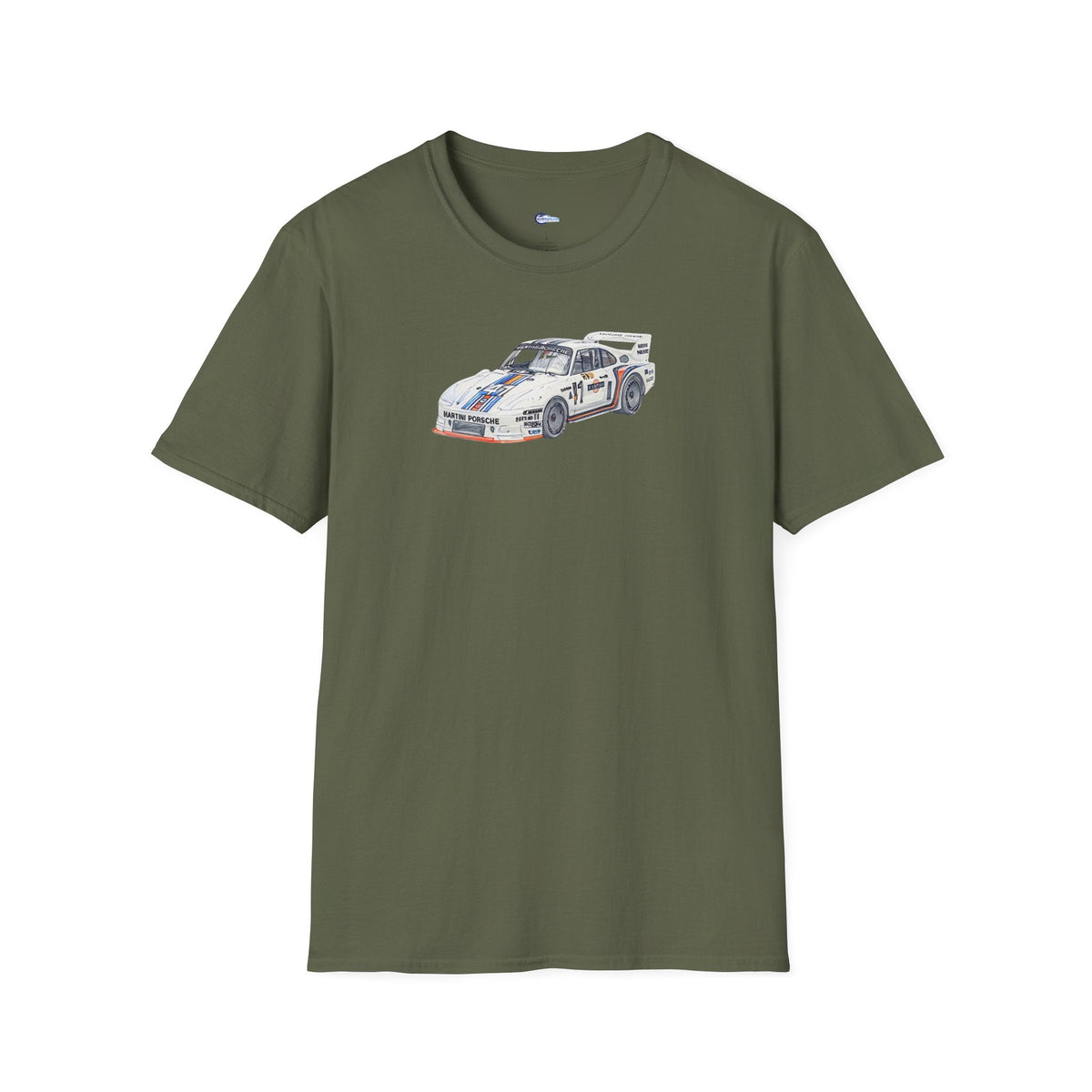 Sketch Art 24 Hours of Le Mans Porsche 935/77 #41 Martini Racing T-Shirt-Modelcars.com-ModelCars.com