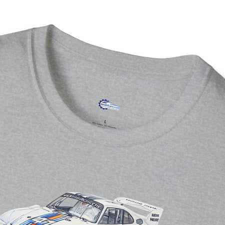 Sketch Art 24 Hours of Le Mans Porsche 935/77 #41 Martini Racing T-Shirt-Modelcars.com-ModelCars.com