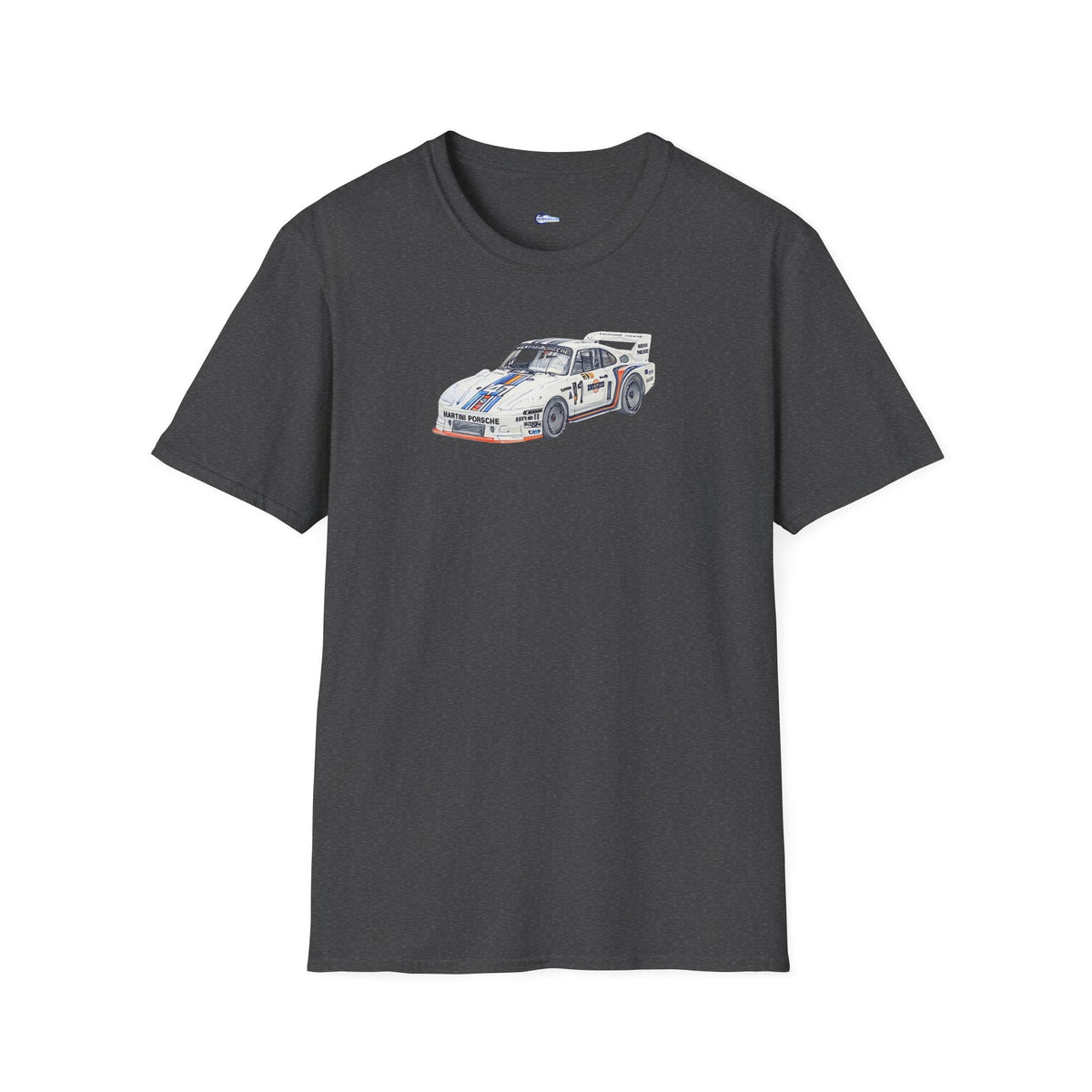 Sketch Art 24 Hours of Le Mans Porsche 935/77 #41 Martini Racing T-Shirt-Modelcars.com-ModelCars.com