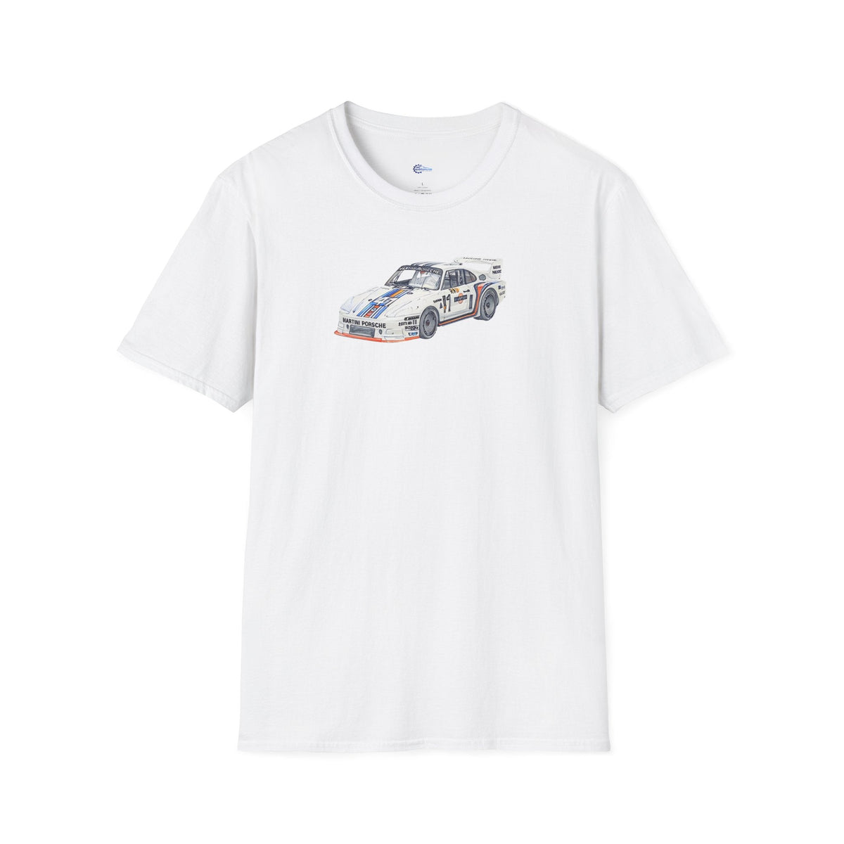 Sketch Art 24 Hours of Le Mans Porsche 935/77 #41 Martini Racing T-Shirt-Modelcars.com-ModelCars.com