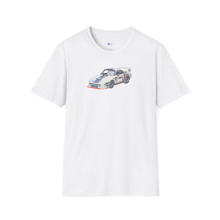 Sketch Art 24 Hours of Le Mans Porsche 935/77 #41 Martini Racing T-Shirt-Modelcars.com-ModelCars.com