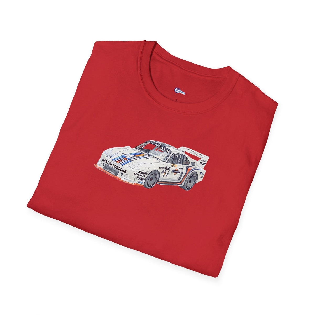 Sketch Art 24 Hours of Le Mans Porsche 935/77 #41 Martini Racing T-Shirt-Modelcars.com-ModelCars.com