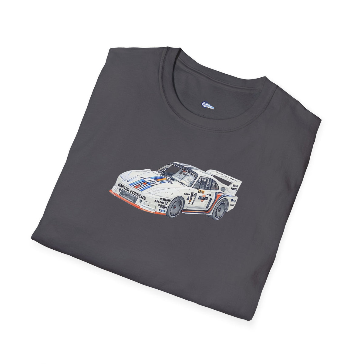 Sketch Art 24 Hours of Le Mans Porsche 935/77 #41 Martini Racing T-Shirt-Modelcars.com-ModelCars.com