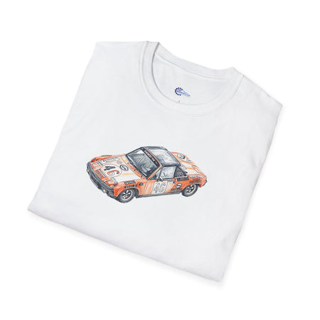 Sketch Art 24 Hours of Le Mans Vintage Porsche 914/6 #46 1971 -T-Shirt-Modelcars.com-ModelCars.com