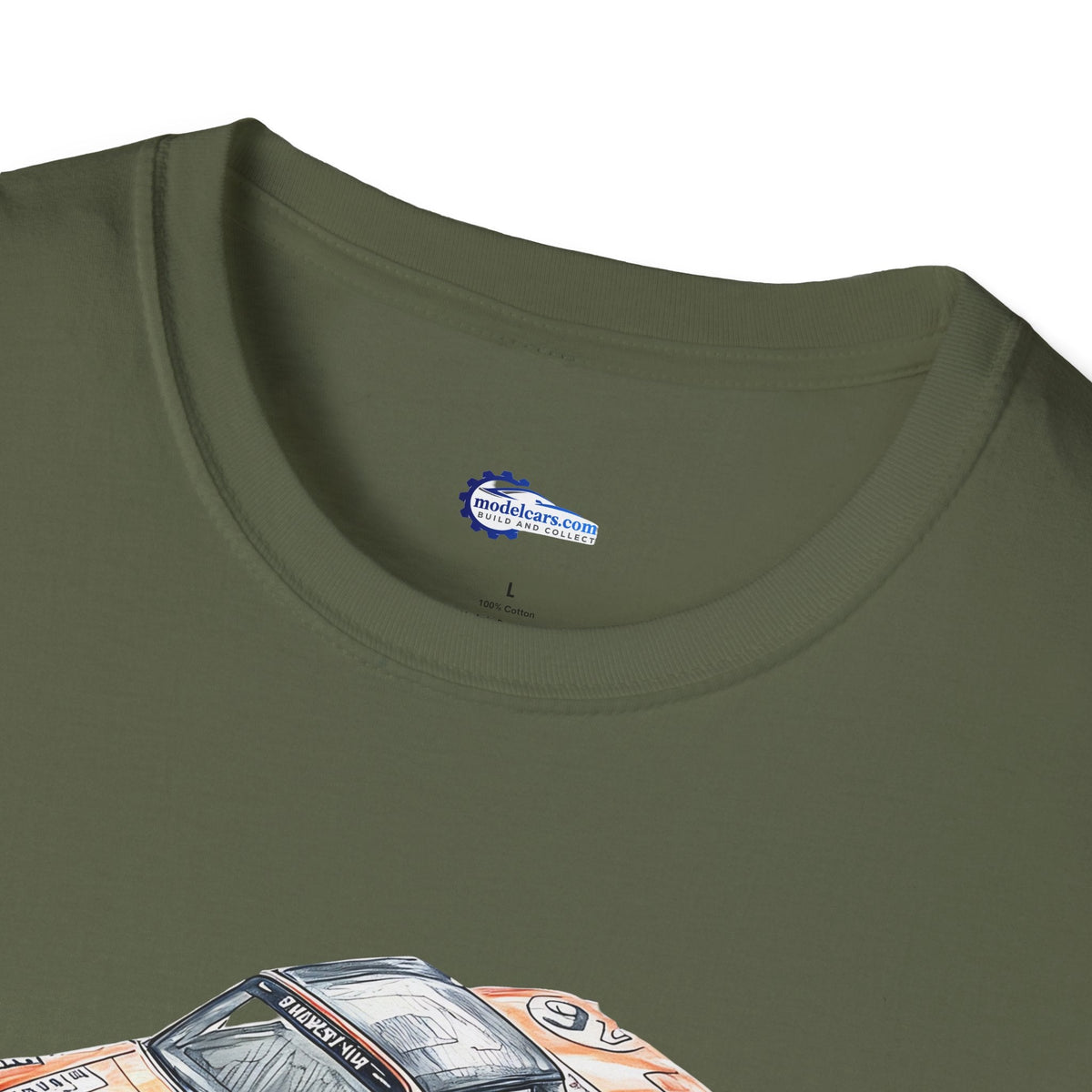 Sketch Art 24 Hours of Le Mans Vintage Porsche 914/6 #46 1971 -T-Shirt-Modelcars.com-ModelCars.com