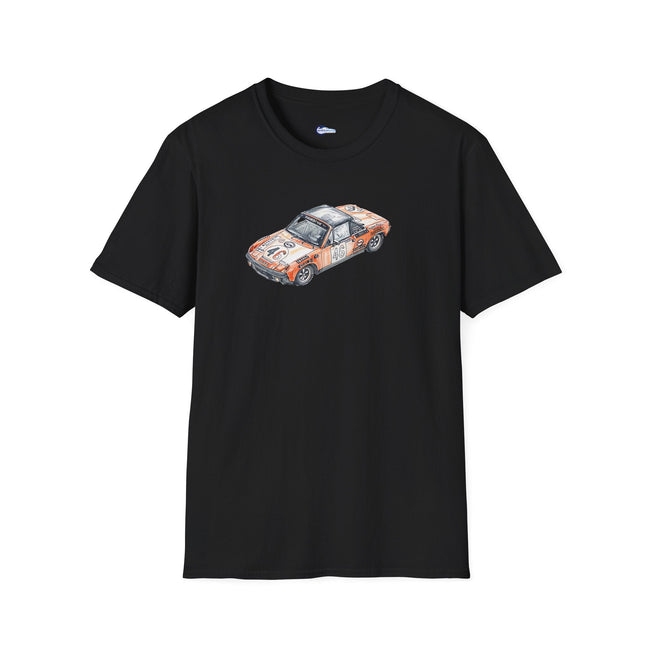 Sketch Art 24 Hours of Le Mans Vintage Porsche 914/6 #46 1971 -T-Shirt-Modelcars.com-ModelCars.com