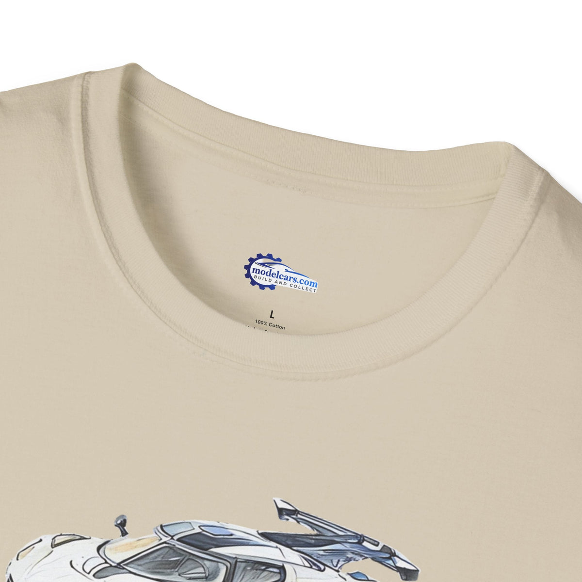 Sketch Art Koenigsegg Jesko T-Shirt, Supercar Tee, Classic with model designation-Modelcars.com-ModelCars.com