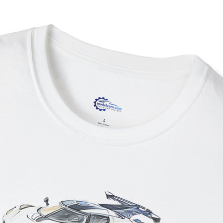 Sketch Art Koenigsegg Jesko T-Shirt, Supercar Tee, Classic with model designation-Modelcars.com-ModelCars.com