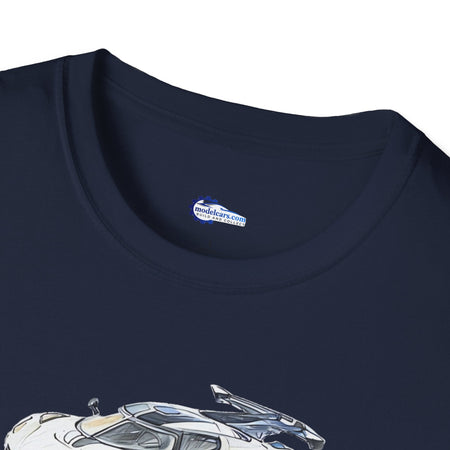 Sketch Art Koenigsegg Jesko T-Shirt, Supercar Tee, Classic with model designation-Modelcars.com-ModelCars.com
