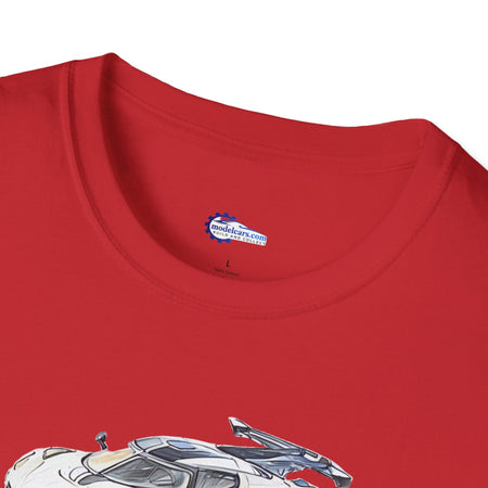 Sketch Art Koenigsegg Jesko T-Shirt, Supercar Tee, Classic with model designation-Modelcars.com-ModelCars.com