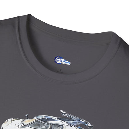 Sketch Art Koenigsegg Jesko T-Shirt, Supercar Tee, Classic with model designation-Modelcars.com-ModelCars.com