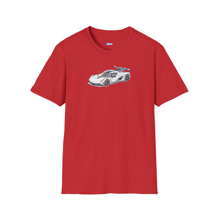 Sketch Art Koenigsegg Jesko T-Shirt, Supercar Tee, Classic with model designation-Modelcars.com-ModelCars.com