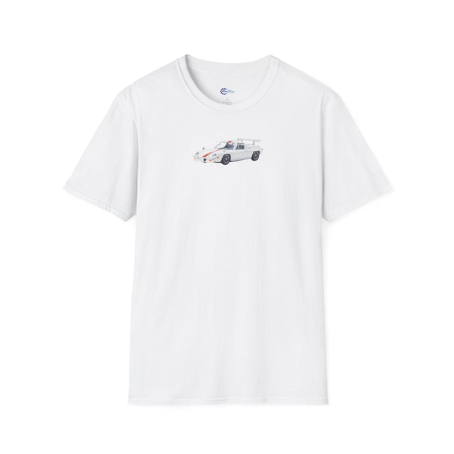 Sketch Art Lotus Europa Supercar T-Shirt, Circuit Wolfe Tee, Vintage Race Car Shirt,-Modelcars.com-ModelCars.com