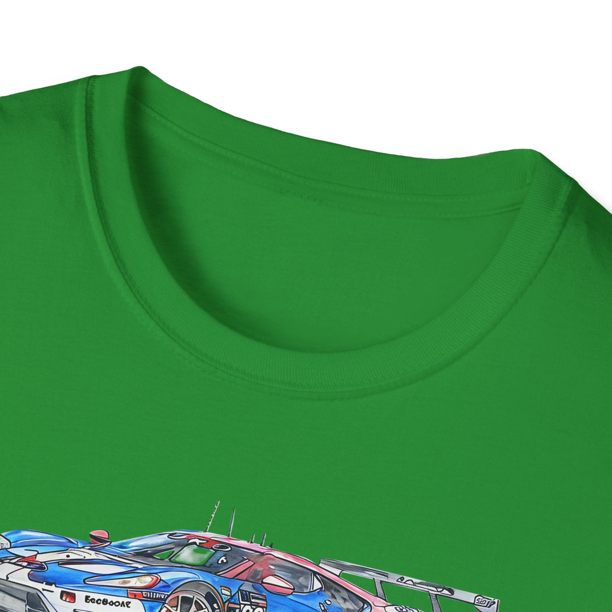 Sketch art T-Shirt - 24H of Le Mans (2019) Ford GT #68 Sebastien Bourdais - Joey Hand - Dirk Muller - Unisex-Modelcars.com-ModelCars.com