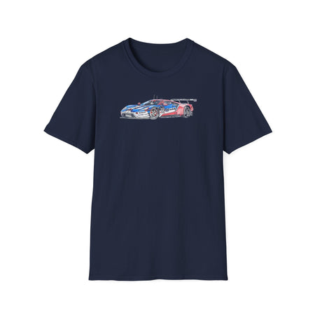 Sketch art T-Shirt - 24H of Le Mans (2019) Ford GT #68 Sebastien Bourdais - Joey Hand - Dirk Muller - Unisex-Modelcars.com-ModelCars.com